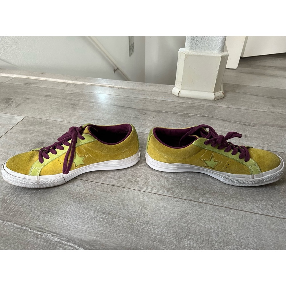 Converse One Star OX Sneakers - Apple Green/Sharp Green - Picture 2 of 9